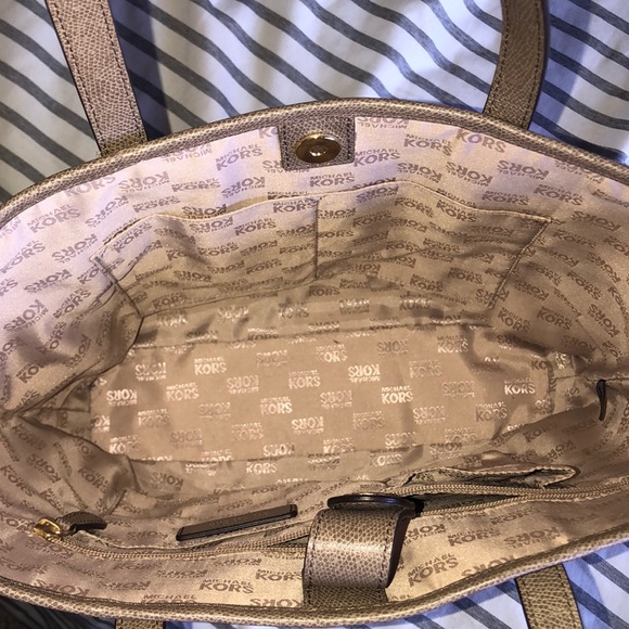 Taupe Michael Kors Tote Bag - Picture 4 of 6